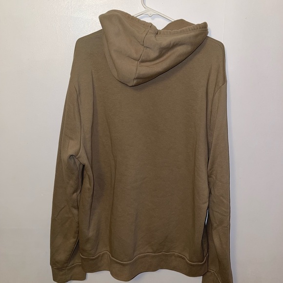 Old Navy Mens Dark Khaki Hoodie - Picture 2 of 2